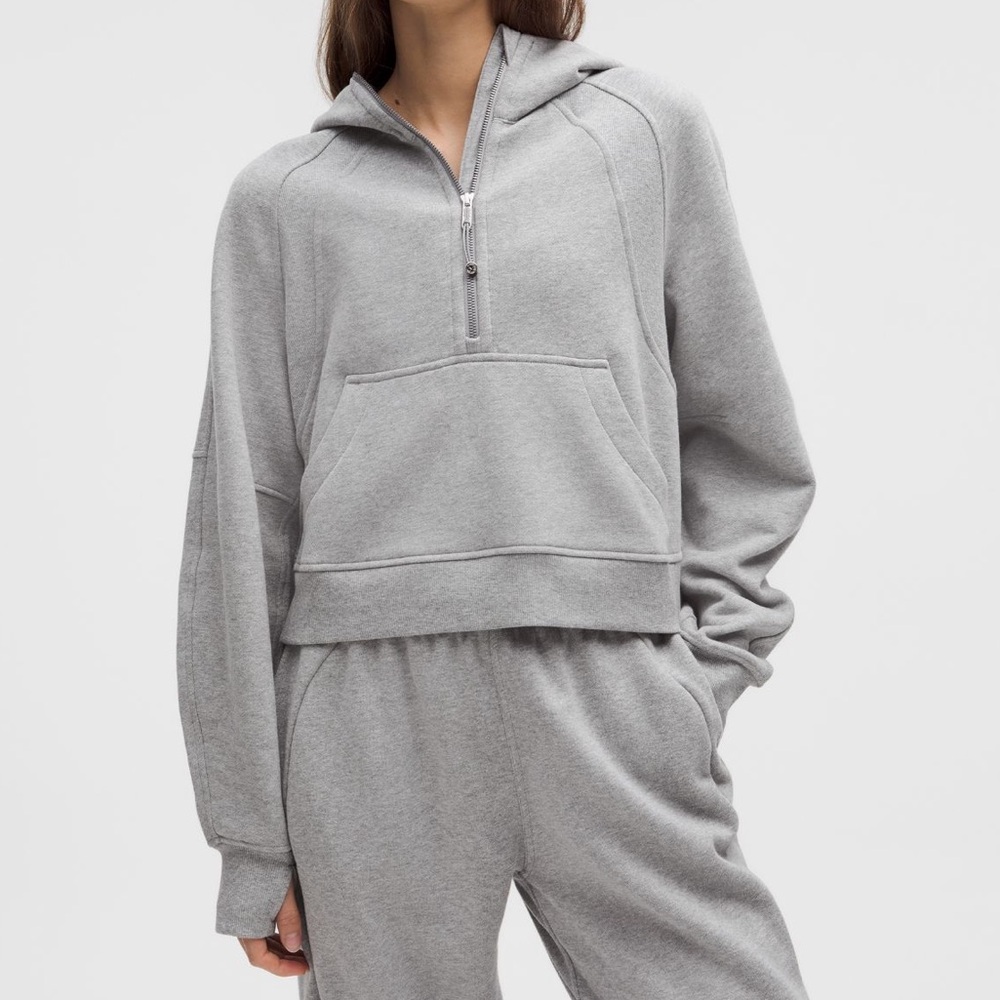 Scuba Oversized Half-Zip Hoodie